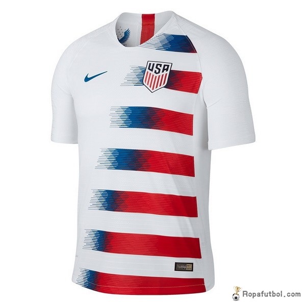 Camiseta Estados Unidos Replica Primera Ropa 2018 Blanco